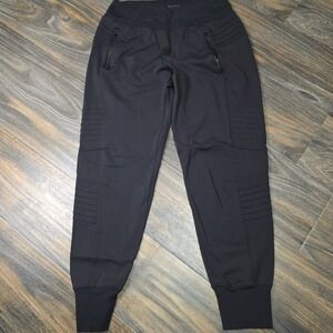 Athleta Venice Moto Jogger Pants - Black